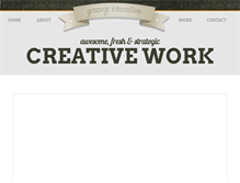 Tablet Screenshot of gravycreative.com